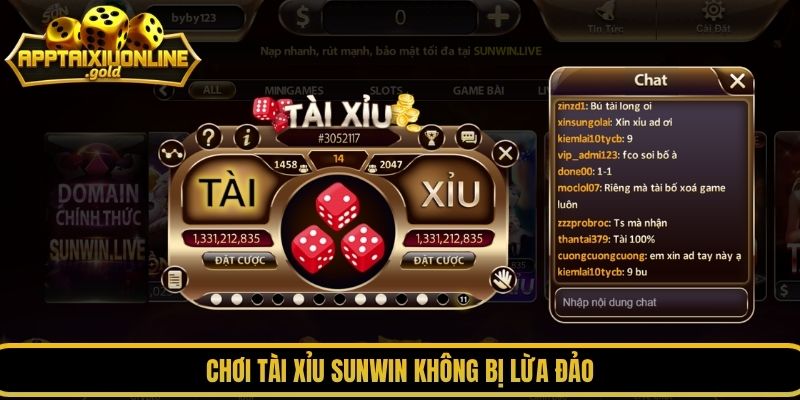 Chơi tài xỉu Sunwin không bị lừa đảo